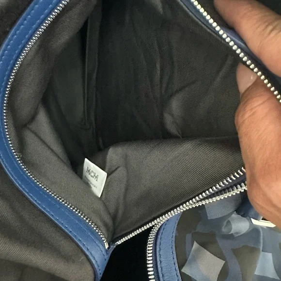 MCM Blue Camouflage Men's Bag Folklady only - Picture 10 of 10